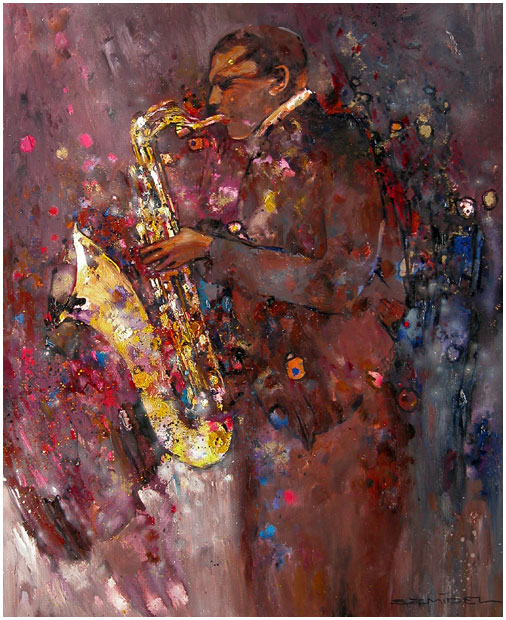 JOHN COLTRANE 61 x 50 cm - © Marek Szmidel